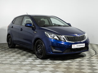 2014 Kia Rio III, синий, 769700 рублей, вид 3