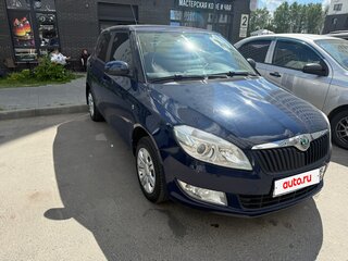 2012 Skoda Fabia II Рестайлинг, синий, 480000 рублей, вид 2