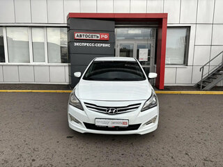 2016 Hyundai Solaris I Рестайлинг, белый, 808820 рублей, вид 2