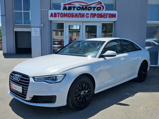2016 Audi A6 IV (C7) Рестайлинг, белый, 1998000 рублей, вид 1