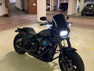 2023 Harley-Davidson Fat Bob, чёрный, 1990000 рублей, вид 2