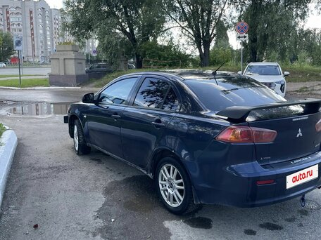 2007 Mitsubishi Lancer X, синий, 500000 рублей, вид 5