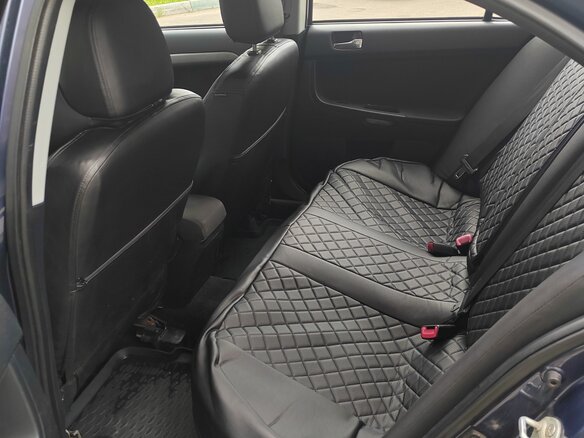 2008 Mitsubishi Lancer X, синий - вид 6