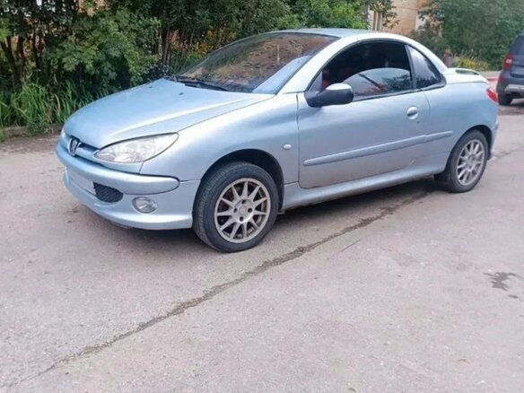 2003 Peugeot 206, серебристый, 550000 рублей - вид 2