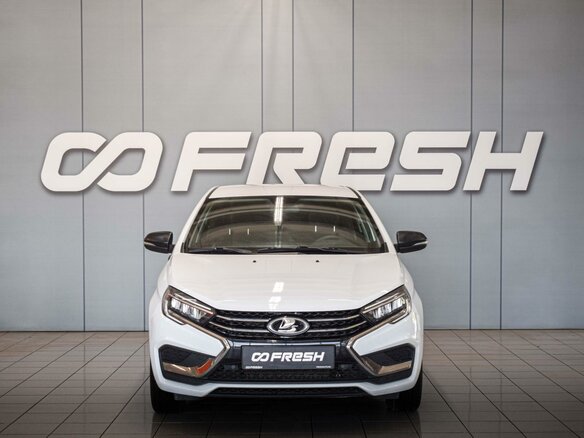 2024 Lada (ВАЗ) Vesta I Рестайлинг (NG), белый - вид 2