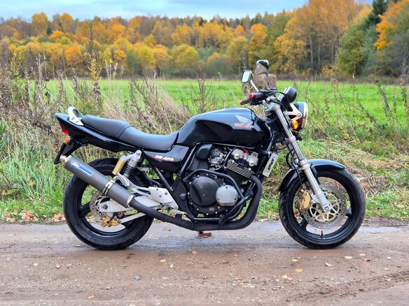 2001 Honda CB 400 Super Four, чёрный, 275000 рублей - вид 2