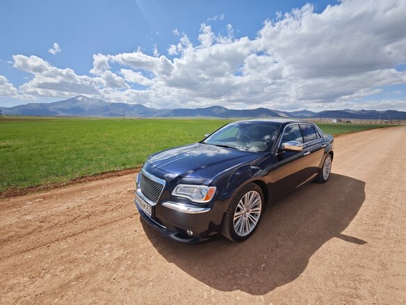 2012 Chrysler 300C II, синий, 1380000 рублей - вид 1