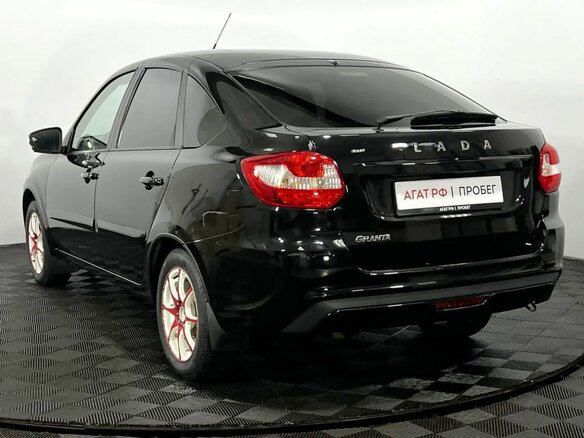 2021 Lada (ВАЗ) Granta I Рестайлинг, чёрный, 740000 рублей - вид 7