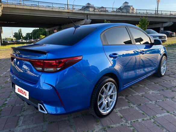 2020 Kia Rio IV Рестайлинг, синий, 1450000 рублей - вид 8