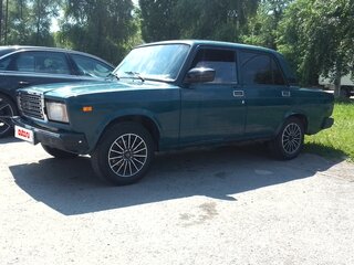 1998 Lada (ВАЗ) 2107, зелёный, 130000 рублей, вид 2
