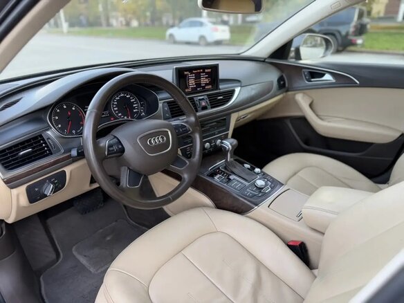 2013 Audi A6 IV (C7), серый, 1350000 рублей - вид 6