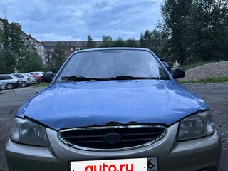 2006 Hyundai Accent ТагАЗ II, фиолетовый, 220000 рублей, вид 1
