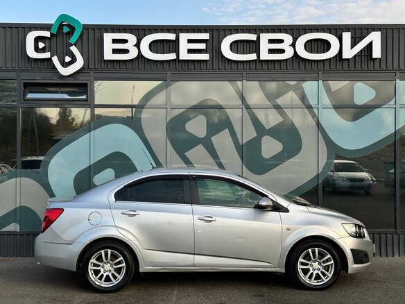 2012 Chevrolet Aveo II, серебристый, 576000 рублей - вид 7