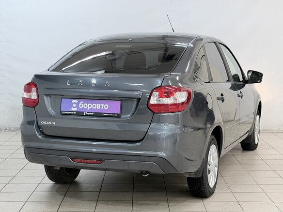 2024 Lada (ВАЗ) Granta I Рестайлинг, серый, 970000 рублей - вид 4