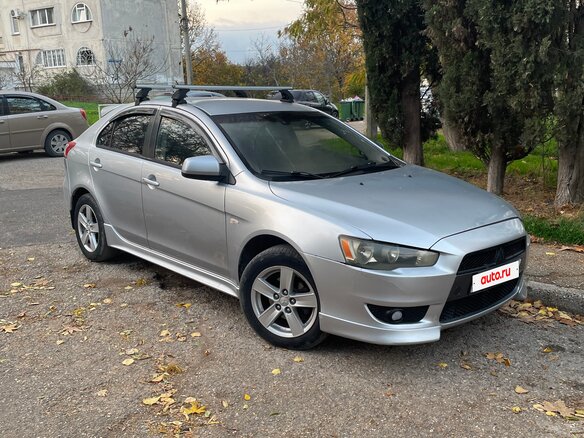 2008 Mitsubishi Lancer X, серебристый, 600000 рублей