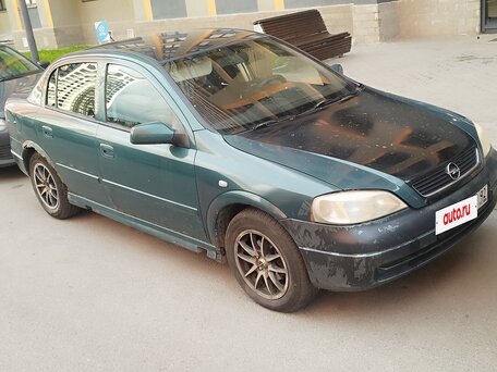 2001 Opel Astra G, зелёный, вид 2