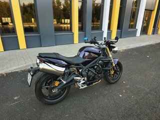 2008 Triumph Street Triple, фиолетовый, 390000 рублей, вид 4