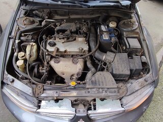 2002 Mitsubishi Galant VIII Рестайлинг, серый, 150000 рублей, вид 5