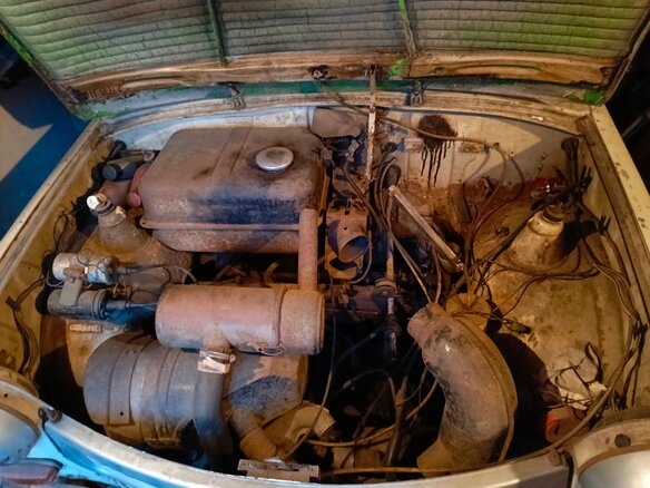 1981 Trabant P 601, зелёный, 150000 рублей - вид 7