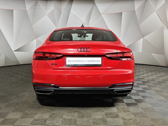 2021 Audi A5 45 TFSI II (F5) Рестайлинг, красный - вид 7