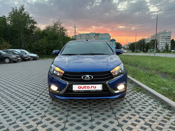 2021 Lada (ВАЗ) Vesta I, синий - вид 2