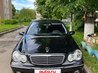 2003 Mercedes-Benz C-Класс 180 II (W203), чёрный, 695000 рублей, вид 3