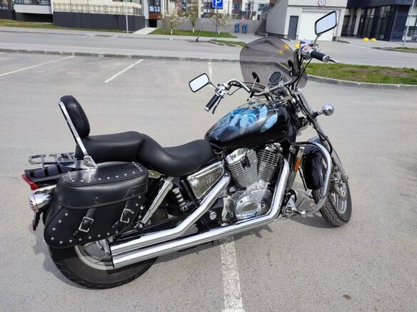 2003 Honda VT 1100, чёрный, 525000 рублей - вид 5