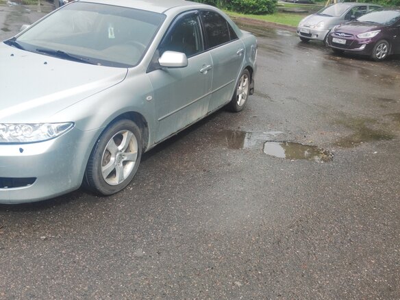 2005 Mazda 6 I (GG) Рестайлинг, серебристый, 200000 рублей - вид 5