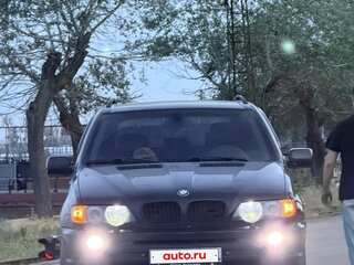 2002 BMW X5 4.4i I (E53), чёрный, 900000 рублей, вид 2