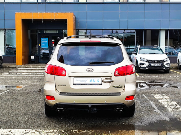 2007 Hyundai Santa Fe II, бежевый - вид 8