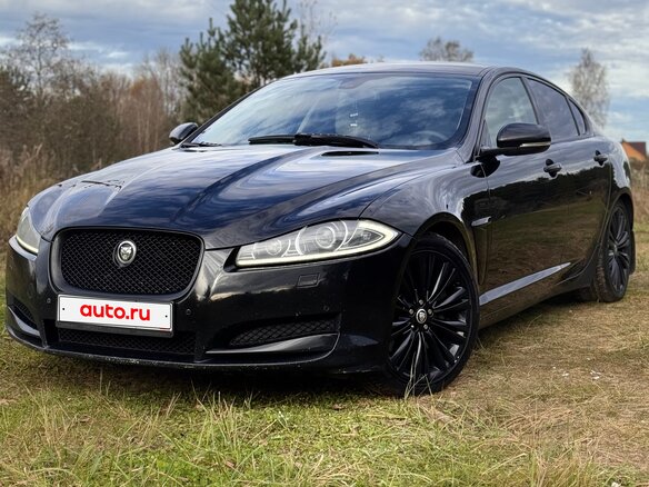 2013 Jaguar XF I Рестайлинг, чёрный, 1400000 рублей