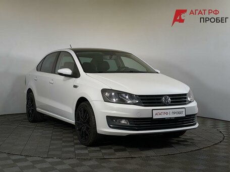2018 Volkswagen Polo V Рестайлинг, белый, 1200000 рублей, вид 3