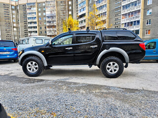 2008 Mitsubishi L200 IV, чёрный, 1300000 рублей, вид 3