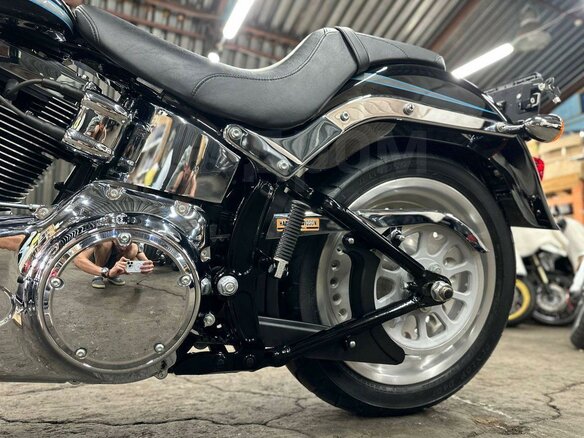 2010 Harley-Davidson Fat Boy, чёрный, 990000 рублей - вид 28