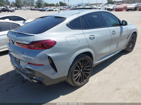 2025 BMW X6 40i III (G06) Рестайлинг, серый, 10400000 рублей - вид 3