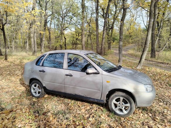 2005 Lada (ВАЗ) Kalina I, серый, 110000 рублей - вид 2