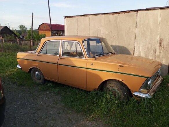 1975 Москвич 412 ИЭ, жёлтый, 35000 рублей - вид 5