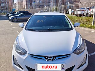 2014 Hyundai Elantra V (MD), белый, 1300000 рублей, вид 2