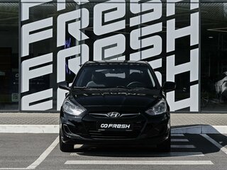 2011 Hyundai Solaris I, чёрный, 759000 рублей, вид 3