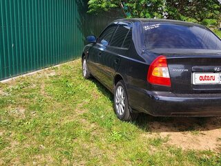 2009 Hyundai Accent ТагАЗ II, чёрный, 390000 рублей, вид 2