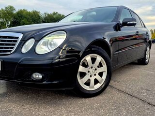 2007 Mercedes-Benz E-Класс 200 III (W211, S211) Рестайлинг, чёрный, 950000 рублей, вид 2