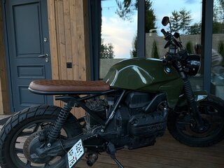 1995 BMW K 75, зелёный, 550000 рублей, вид 1