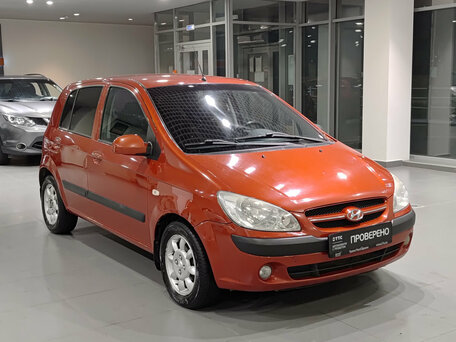 2007 Hyundai Getz I Рестайлинг, красный, 370000 рублей, вид 3