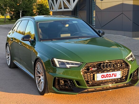 2017 Audi RS 4 IV (B9), зелёный, 4500000 рублей - вид 2
