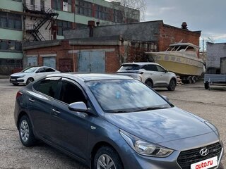 2017 Hyundai Solaris II, серый, 1170000 рублей, вид 2