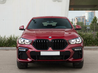 2021 BMW X6 40i III (G06), красный, 7189000 рублей, вид 2