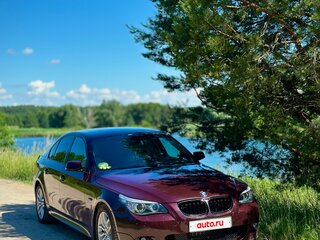2008 BMW 5 серии 530i V (E60/E61) Рестайлинг, красный, 880000 рублей, вид 1