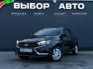 2018 Lada (ВАЗ) Vesta I, чёрный, 899000 рублей, вид 1