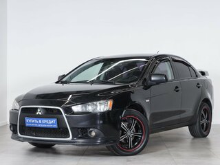 2013 Mitsubishi Lancer X Рестайлинг, чёрный, 889000 рублей, вид 3