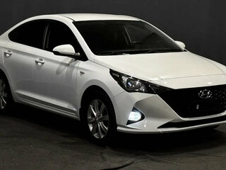 2021 Hyundai Solaris II Рестайлинг, белый, 1549000 рублей, вид 3